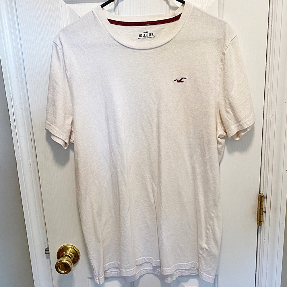 ♥️💖 Hollister Men’s Must Have Collection White Shirt Size L